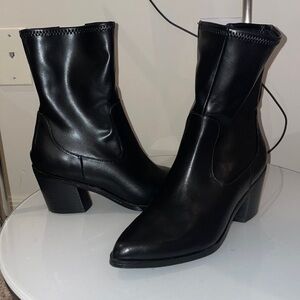 brand new black booties